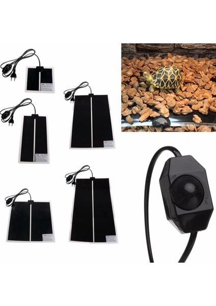 20W Tarzı Ab Fişi Ayarlanabilir Sıcaklık Pet Isıtma Matı Kaplumbağa Amfibiler Isıtıcı Yatak Matı Sürüngen Malzemeleri C42 (Yurt Dışından) modelleri