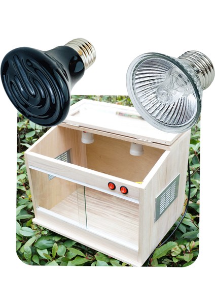 Seramik Ampul 75W Tarzı E27 Sürüngen Lambası Kaplumbağa Isıtma Lambası Mini Evcil Isıtma Ampibi Lizard Termostat Ultraviyole Lamba Kızıl Seramik Isıtıcı (Yurt Dışından)
