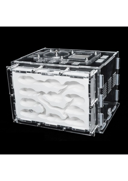 M Tarzı Ev Yapımı Akrilik Karınca Çiftliği Jips Ekolojik Karınca Yatağı Evcil Karınca Yuvası Atölyesi ile Dinlenme Alanı Böcek Köşkü (Yurt Dışından) fırsatları