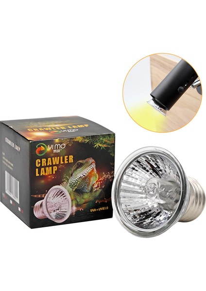 25W Tarzı Sürüngen Lambası Uva + Uvb 3.0 Kertenkele Isı Lambası Ampiyonlar Sürüngenler Sıcaklık Kontrol Cihazı (Yurt Dışından) modelleri