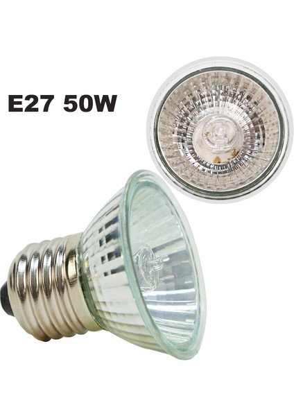 50W Tarzı Sürüngen Lambası Uva+Uvb 3.0 Evcil Hayvan Isı Lambası Kaplumbağa Güneşlenme Uv Işığı Lambalar Kurbağalar Kertenkeleler Sıcaklık Kontrol Cihazı (Yurt Dışından)