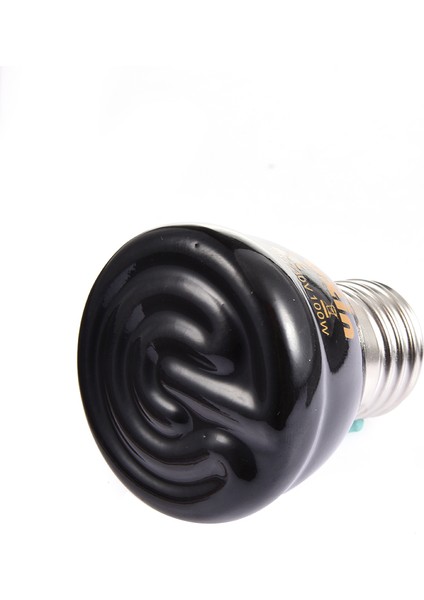 Siyah 25W Tarzı Seramik Pet Isıtma Lambası Işınlı Lamba Işın Lambası 25W 50W 75W 100W Güzel Iyi (Yurt Dışından) indirimleri