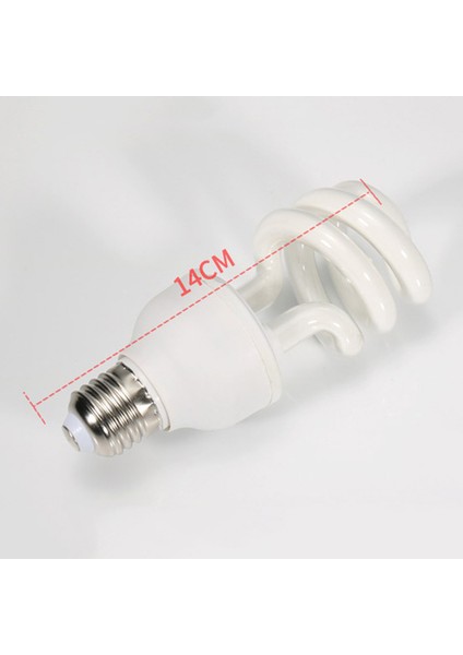 UVB10.0 Stili Sürüngen Lambası Ampul Kaplumbağa Isıtma Uv Işık Ampulleri Isı Lambası Aracı Amfibiyanlar Kertenkeleler Sıcaklık Kontrol Cihazı E Uvb 13W (Yurt Dışından)