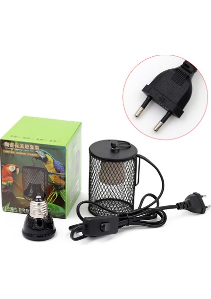 25W Tarzı Sürüngen Isı Lambası Kertenkele Yılan Kaplumbağa Için Seramik Isıtıcı Işın Emici Isı Işığı Sürüngen Lamba Sürüngen Işık Ab Fiş (Yurt Dışından) fiyatları