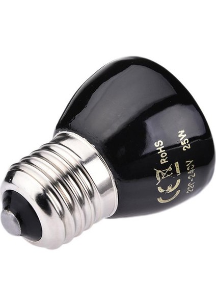 75W Tarzı 220V E27 25W 50W 75W 100W Mini Kızılötesi Seramik Isıtıcı Ampul Siyah Kürk Kertenkele Isıtma Lambaları Için Pet Isıtma Işığı (Yurt Dışından) fırsatları