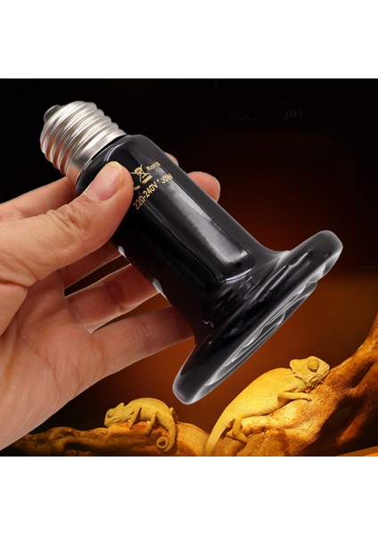 150W Tarzı E27 Uzak Kızılötesi Evcil Hayvan Isıtma Lambası Seramik Kaplumbağa Yavru Ampul Isı Emici Işık Ampulü 25W 50W 75W 100W 150W 200W (Yurt Dışından)