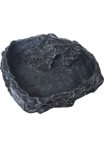 Bordo Tarzı L Beden Reçine Pet Aracı Kase Toksik Olmayan Yem Kazanı Sürüngen Kaplumbağa Akrep Kertenkele Tırmalama Evcil Hayvan Malzemeleri (Yurt Dışından)