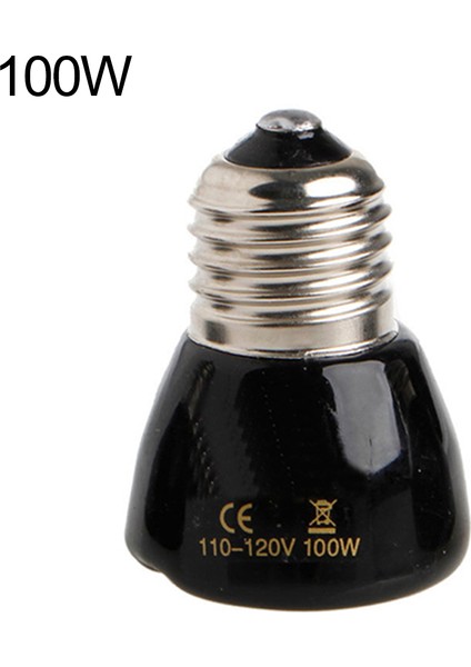 100W Tarzı Kertenkele ve Amfibiler Için Ir Isı Verici Isıtıcı Seramik Ampul Sürüngen Kızılötesi Isıtıcı Lamba Evcil Hayvan Ürünleri (Yurt Dışından)