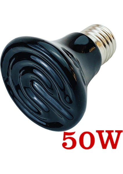 Seramik Ampul 50W Tarzı E27 Sürüngen Lambası Kaplumbağa Isıtma Lambası Mini Evcil Isıtma Ampibi Lizard Termostat Ultraviyole Lamba Kızıl Seramik Isıtıcı (Yurt Dışından)