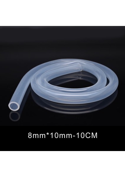 8MMX10MM-10CM Stili Karınca Çiftlik Bağlantı Tüpü Karınca Evi Silikon Şeffaf Boru Evcil Hayvan Karınca Yuvası Atölye Bağlantı Karınca Yuvası Aracı Hortum Aksesuarları 8*10MM (Yurt Dışından)
