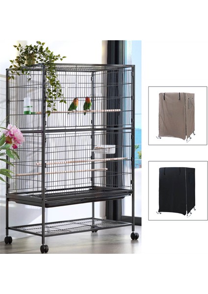 Siyah Stil Anti Uv Katı Büyük Pet Malzemeleri Papağan Toz Geçirmez Koruyucu (Yurt Dışından) fiyatları