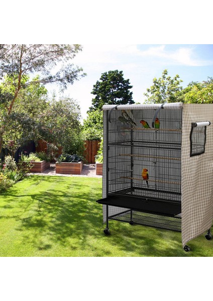 Siyah Stil Anti Uv Katı Büyük Pet Malzemeleri Papağan Toz Geçirmez Koruyucu (Yurt Dışından) fırsatları