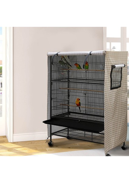 Siyah Stil Anti Uv Katı Büyük Pet Malzemeleri Papağan Toz Geçirmez Koruyucu (Yurt Dışından) indirimleri