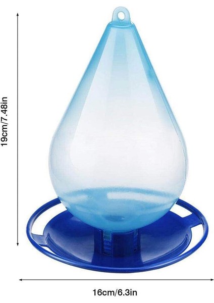 Gösteri Tarzı Olarak 1 Adet Kuş Asılı Sinekkuşu Su Pınarı Dış Mekan Bahçe Yabani Kuş Içme Çeşmesi Yem Kabı (Yurt Dışından) indirimleri