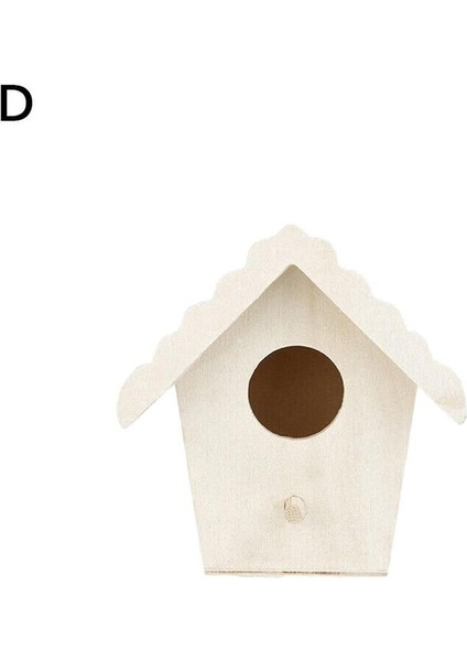 D Stili 6 Tür Mini Ahşap Ev Yuva Yaratıcı Duvara Monte Asılı Kuş Yuvası Ev Dekorasyon Bahçe Dekorasyon Kuş Evi (Yurt Dışından)
