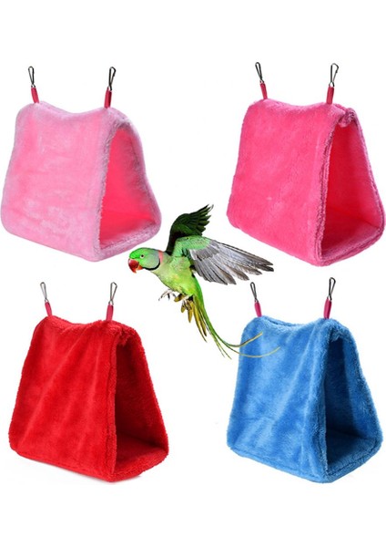 Pembe Tarzı M Beden Ev Hayvanları Hamster Tavşan Kuş Asılı Ev Sıcak Yumuşak Kafes Yatak Yuvası Hamak Saf Pamuk Yumuşak Nefes Alabilir ve Rahat Yuva (Yurt Dışından)