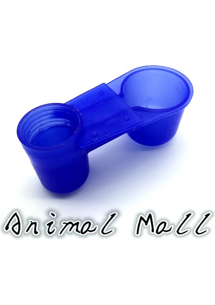 Mavi Stil M Beden Kuşlar Içme Kabı 2.8 cm Bıldırcın Suluğu Mavi Su Içme Kuş Ekipmanları (Yurt Dışından) fiyatları