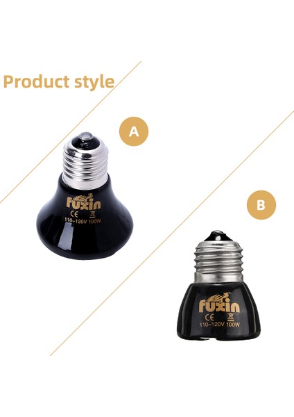 220V 50W Tarzı E27 Pet Isıtma Lambası Mini Kızılötesi Seramik Isıtıcı Ampul Kertenkele Isıtma Işığı Kutusu Isıtıcı Işık Ampulleri (Yurt Dışından)