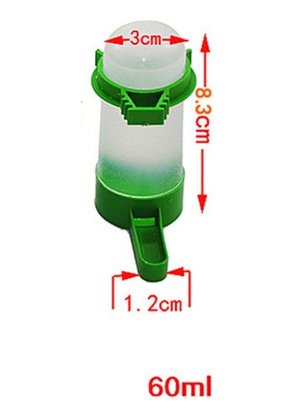 S Suluk Stili Muhabbet Kuşu, Muhabbet Kuşu, Muhabbet Kuşu, Saka Papağanı, Muhabbet Kuşu Için Otomatik Papağan Içme ve Klipsli Mama Su Dağıtıcısı Kafes Için Mama Su Dağıtıcısı (Yurt Dışından)