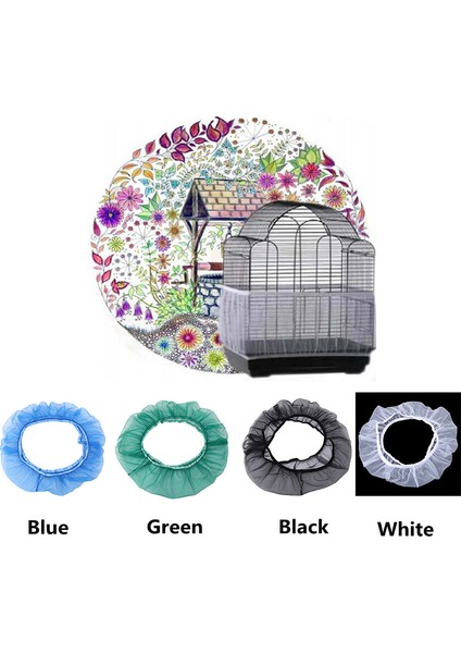 Kuş Kafesi Salıncak Tarzı L Beden Kafes Ağı Yeni Kuş Kafesi Kapakları Ağlı Tutucu Koruyucu Kuş Kafesi Ağı Kabuk Etek Toz Geçirmez Havalı Ağlı Papağan Kafesi Kapak (Yurt Dışından) indirimleri