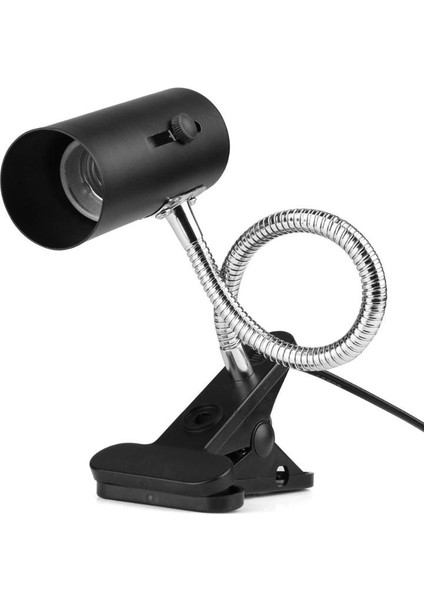 Siyah 150CM -Us Stili Kaplumbağa Balık Tankı Sürüngen Isıtma Lamba Tutucu 360 Derece Döner E27 Lamba Soketi Klipsli Ampul ile Lamba Klips Kapağı Ürün Başlığı (Yurt Dışından) modelleri