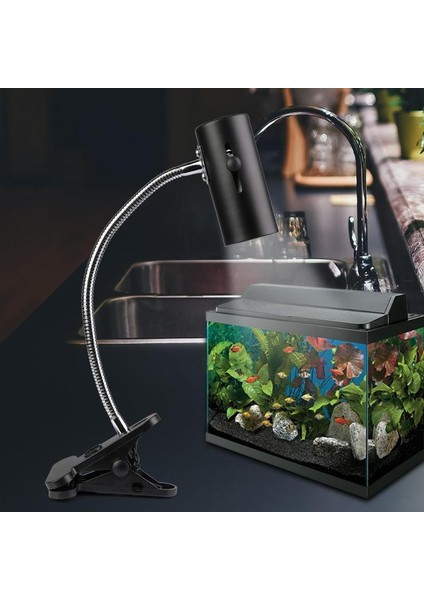 Siyah 150CM -Us Stili Kaplumbağa Balık Tankı Sürüngen Isıtma Lamba Tutucu 360 Derece Döner E27 Lamba Soketi Klipsli Ampul ile Lamba Klips Kapağı Ürün Başlığı (Yurt Dışından) indirimleri