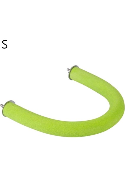 S Tarzı Kuş Papağanı Dallı Oturma Desteği Sert Yüzeyli Ahşap U Şekilli Tırnak Oturma Çubuğu Kafes Oyuncakları Için Türküaz Papatya Muhabbet Kuşu Için Tırnak Taşlama Çubuğu (Yurt Dışından)