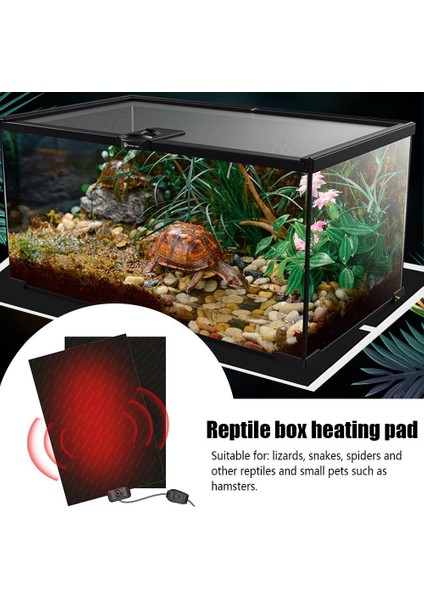 20W Ab Fiş Stili Sürüngenler Isı Matı Tırmanma Evcil Isıtma Sıcak Pedler Ayarlanabilir Sıcaklık Kontrol Cihazı Matlar Sürüngenler Malzemeleri Ab Fiş (Yurt Dışından) indirimleri