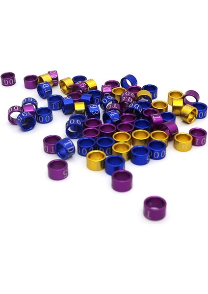 No.7 Tarzı Karışık Renk Kuş Ayak Halka Bantları Güvercin Güvercin Civciv Bantam Bıldırcın Muhabbet Kuşları Küçük Işaret Klipsi - Ayağa Takılır Halkalar (Yurt Dışından) fiyatları