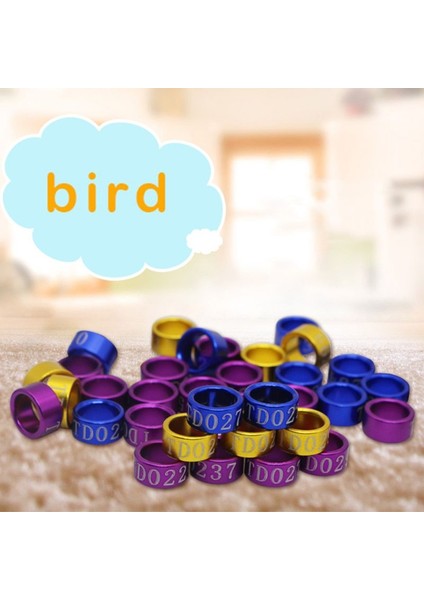 No.7 Tarzı Karışık Renk Kuş Ayak Halka Bantları Güvercin Güvercin Civciv Bantam Bıldırcın Muhabbet Kuşları Küçük Işaret Klipsi - Ayağa Takılır Halkalar (Yurt Dışından) modelleri