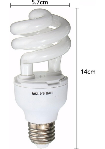 220V 26W Uvb5.0 Stili Uvb 5.0 UVB10.0 Sürüngen Lambası Kaplumbağa Uvb Ampulü Kertenkele Yılan Iguanalar Isı Kalsiyum Lambası Işık Enerji Tasarrufu E27 13W 26W 110V 220V (Yurt Dışından) indirimleri