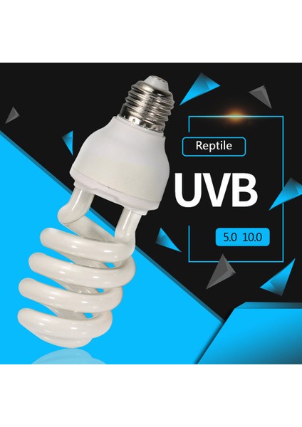 110V 26W UVB10.0 Stili Uvb 5.0 UVB10.0 Sürüngen Lambası Kaplumbağa Uvb Ampulü Kertenkele Yılan Iguanalar Isı Kalsiyum Lambası Işık Enerji Tasarrufu E27 13W 26W 110V 220V (Yurt Dışından) fiyatları