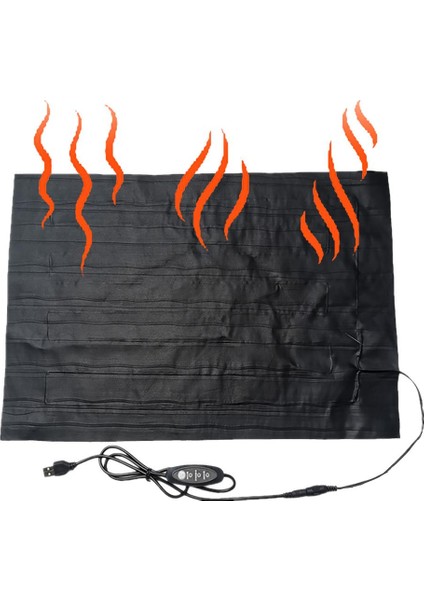 S Tarzı 45 X30 cm Pet Isıtma Ped Su Geçirmez Yıkanabilir Sıcak Düz Isıtıcı Mat Rüptiller Isıtma Ped USB Sıcak Karbon Fiber Isıtma Ped (Yurt Dışından) fiyatları
