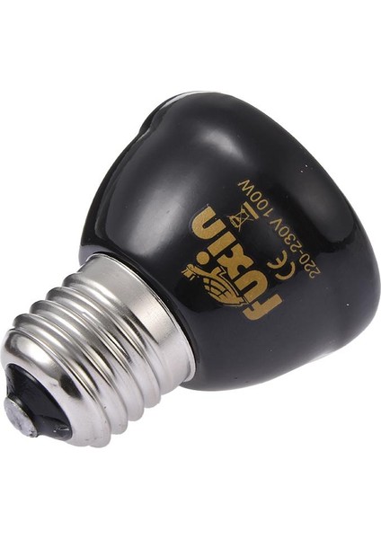 25W Tarzı Sıcak 25W 50W 75W 100W E27 Kedi Isıtma Lambası Siyah Kızılötesi Seramik Yayıcı Isı Işık Lambası Pet Yavruluk Sürüngen Lambası (Yurt Dışından)