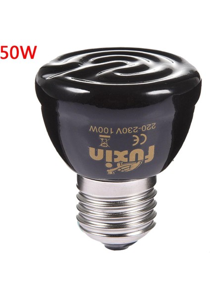 50W Tarzı E27 Evcil Hayvan Isıtma Lambası Seramik Kertenkele Kaplumbağa Örümcek Sürüngen Kutusu Isıtıcı Isı Ampulü Kuluçka Makinesi 25W 50W 75W 100W 220V (Yurt Dışından)