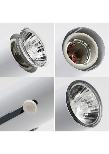 75W Lamba Stili Uva Sürüngen Lamba Kiti Klipsli Seramik Işıklı Tutucu Kaplumbağa Isıtma Lambası Seti Sürüngen Aydınlatma 220V (Yurt Dışından)
