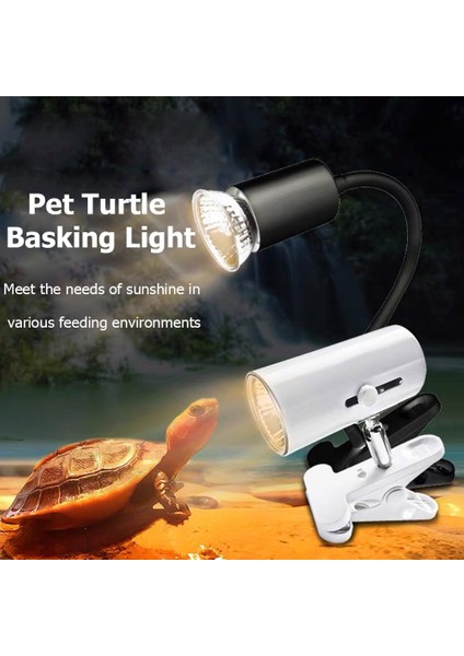 50 W Tarzı Sürüngen Lambası Evde Kaplumbağa Aksesuarları Için Isıtma Ampulü Turtle Basking Uva + Uvb Işıklar (Yurt Dışından) modelleri