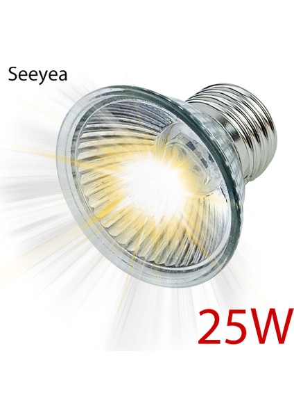Uva Uvb Lambası 25W Tarzı Kaplumbağa Isıtma Lambası Mini Evcil Isıtma Ampibi Lambası Kertenkele Sabit Sıcaklık Ultraviyole Lamba Sürüngen Kızılötesi Seramik Isıtıcı (Yurt Dışından)