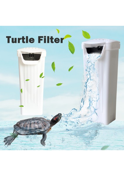 Beyaz Stil Akvaryum Kaplumbağa Su Filtresi Pompa Balık Tankı Düşük Şelale Filtre Oksijen Pompası Kaplumbağa Sürüngen Malzemeleri 3.5W 280LH (Yurt Dışından) fiyatları