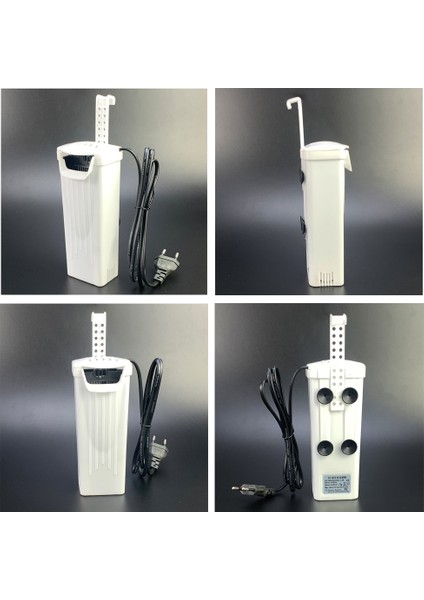Beyaz Stil Akvaryum Kaplumbağa Su Filtresi Pompa Balık Tankı Düşük Şelale Filtre Oksijen Pompası Kaplumbağa Sürüngen Malzemeleri 3.5W 280LH (Yurt Dışından) fırsatları