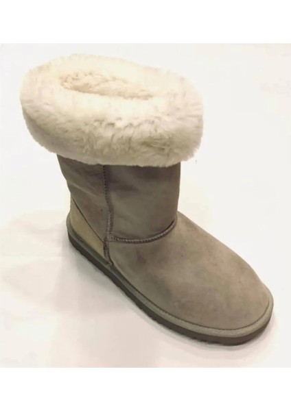 Jump Twenty By Sevenhill 1143AP7398S HAKIKI Kuzu Deri Kadın Bej Deri Çizme