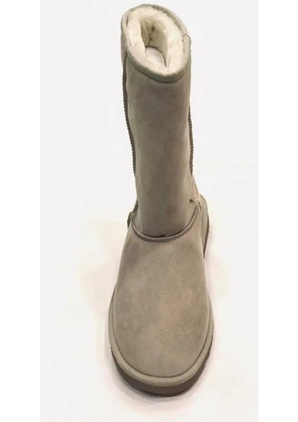 Jump Twenty By Sevenhill 1143AP7398S HAKIKI Kuzu Deri Kadın Bej Deri Çizme modelleri