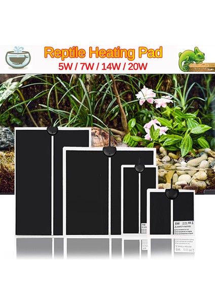 14W 110V Abd Fiş Tarzı Evcil Isıtma Ped Kertenkele Elektrikli Battaniye Sıcak Ayarlanabilir Sıcaklık Kontrol Cihazı Inkübatör Mat Araçları Euus Fişi (Yurt Dışından) fiyatları