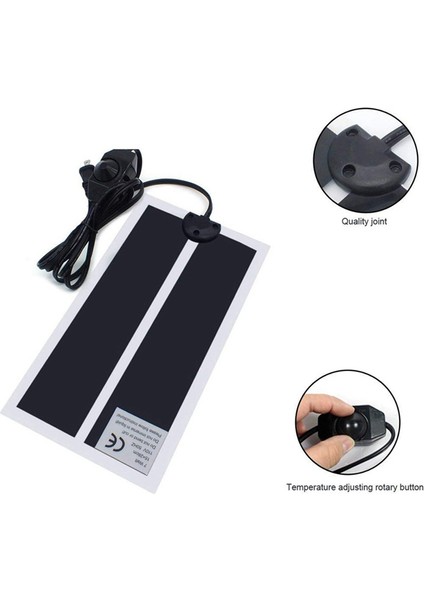 20W 42X28CM Stili Ev Hayvanı Isıtıcı Isıtma Ped Reptil Terraryumu Sürüngen Isıtma Matı Tırmanma Hayvan Ayarlanabilir Sıcaklık Kontrol Cihazı Araçları (Yurt Dışından) modelleri