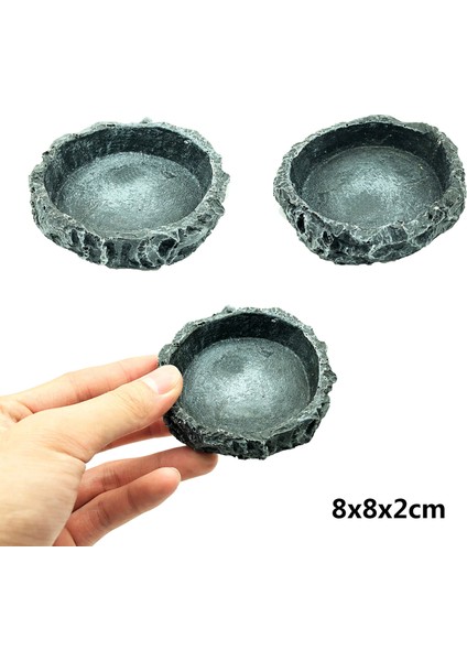 Doku Stili Sürüngen Evcil Hayvan Kaplumbağa Içme Kabı Sürünme Kabı Süsleme Yılan Malzemeleri Kaplumbağa Aksesuarları (Yurt Dışından) modelleri