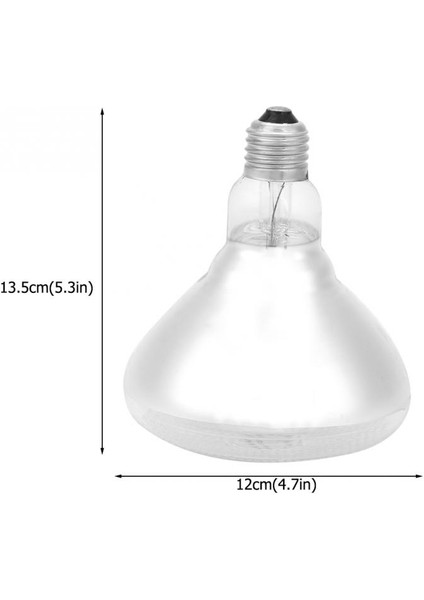 150W Tarzı Domuzcuk Isı Lambası Kızılötesi Işık Tavuk Isıtma Yalıtım Işığı Su Geçirmez Isı Lambaları Yetiştirme Yalıtım Ekipmanı (Yurt Dışından)