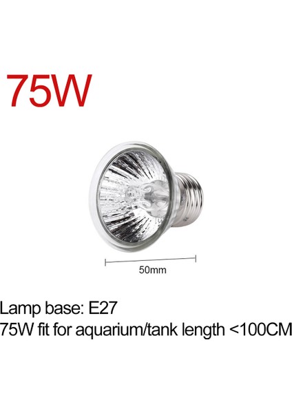 110V-75W Tarzı Sürüngen Lambası Klipli Ampul Uvb Lamba Tutucu Kaplumbağa Terraryumu Kaplumbağalar Isıtma Lambası Kiti (Yurt Dışından)