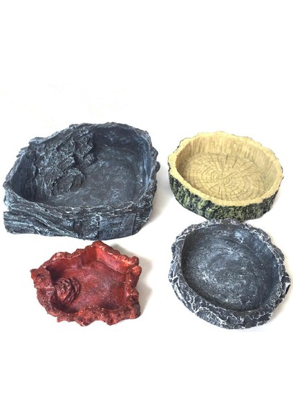 No.4 Tarzı Örümcek Evcil Hayvan Kase Lavabo Reçine Toksik Olmayan Yiyecek Su Kap Kaplumbağa Akrep Kertenkele Yengeçler Evcil Hayvanlar Malzemeleri (Yurt Dışından) fiyatları