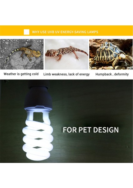 110V 13W UVB10.0 Stili Uvb 5.0 UVB10.0 Sürüngen Lambası Kaplumbağa Uvb Ampulü Kertenkele Yılan Iguanalar Isı Kalsiyum Lambası Işık Enerji Tasarrufu E27 13W 26W 110V 220V (Yurt Dışından) fırsatları