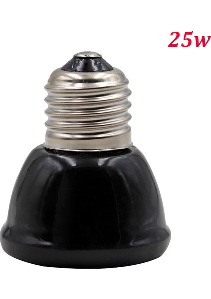 25W Tarzı 25W 50W 75W 100W Evcil Hayvan Isıtma Lambası Siyah Kızılötesi Seramik Isıtıcı Isı Lambası Evcil Hayvan Yavruları Sürüngen Lambası (Yurt Dışından)